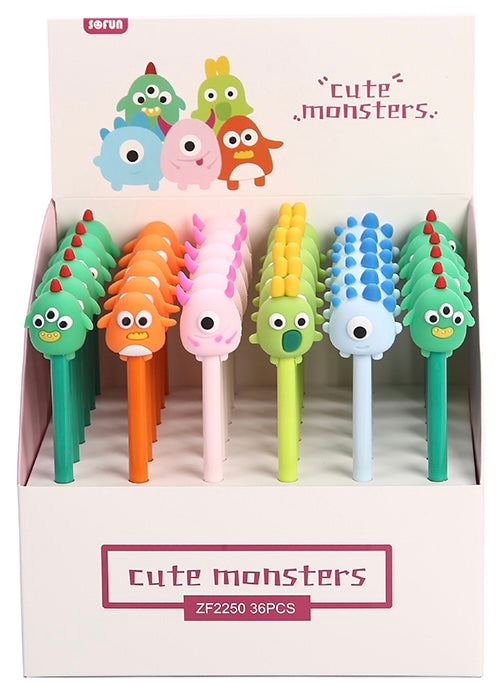 BC Mini Cute Monsters Retractable Gel Pen