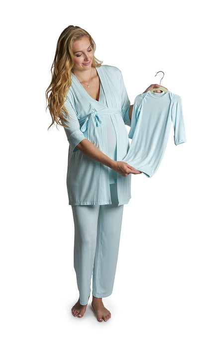Everly Grey Analise Whispering Blue 5-Piece PJ Set