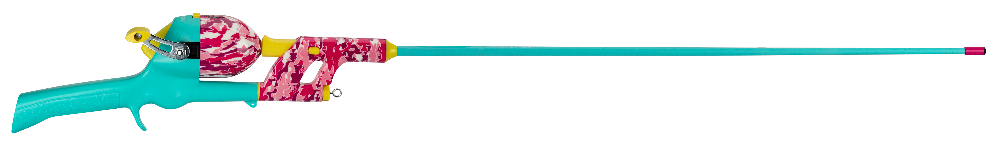 Kid Casters Tangle-Free Fishing Pole | Pink Camo