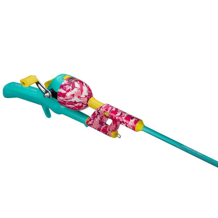 Kid Casters Tangle-Free Fishing Pole | Pink Camo