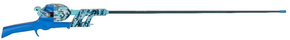 Kid Casters Tangle-Free Fishing Pole | Blue Camo