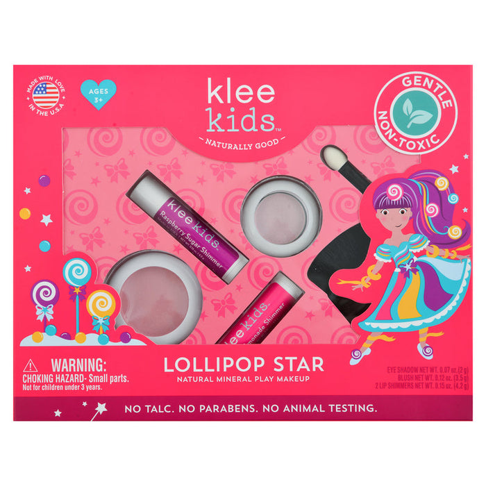 Klee Naturals Lollipop Star Natural Play Makeup Kit