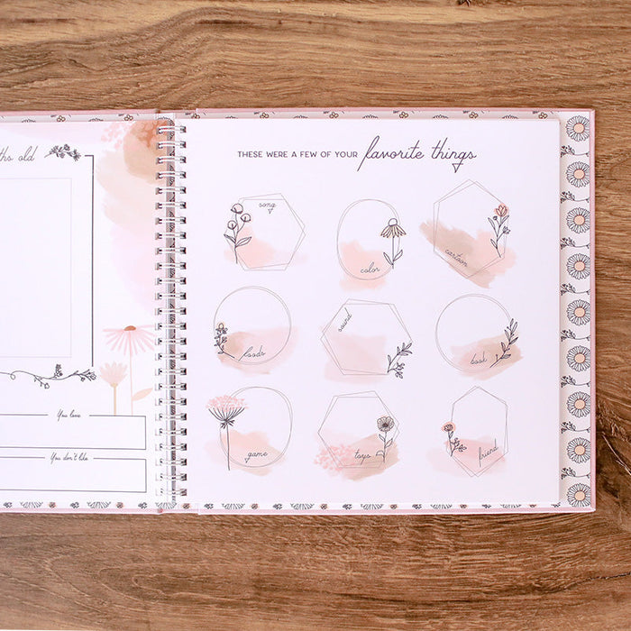 Lucy Darling Wildflower Meadow Luxury Memory Baby Book
