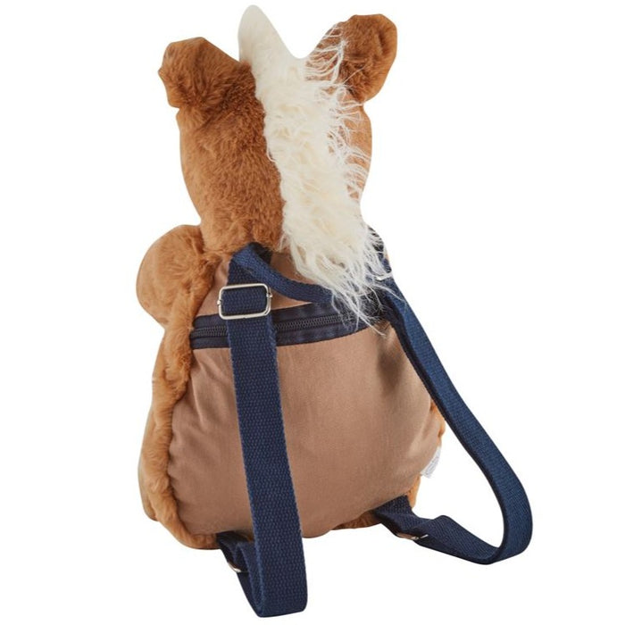 Mud Pie Horse Plush Backpack