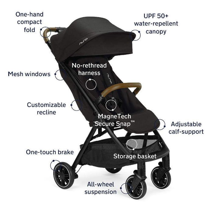 Nuna TRVL Stroller + Travel Bag