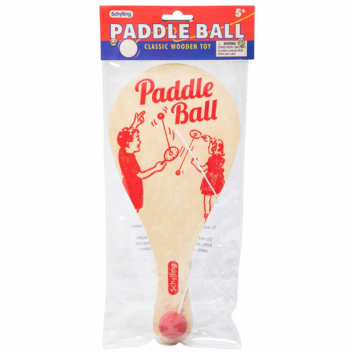 Schylling Classic Paddle Ball Game