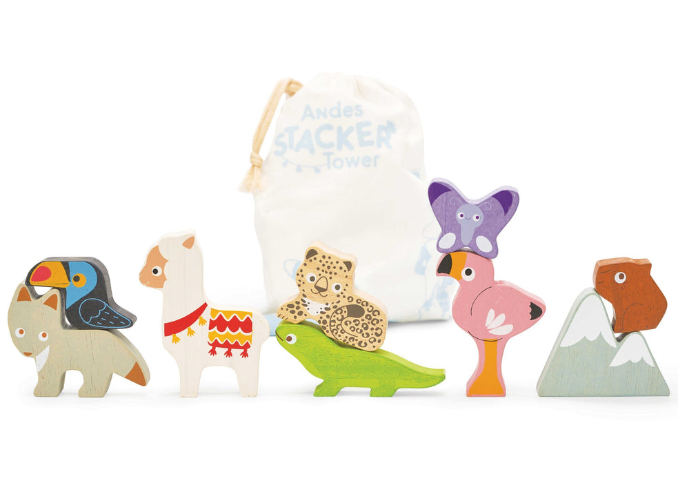 Le Toy Van Andes Stacking Tower and Bag