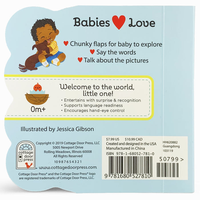 Babies Love Puppies Lift-a-Flap Book