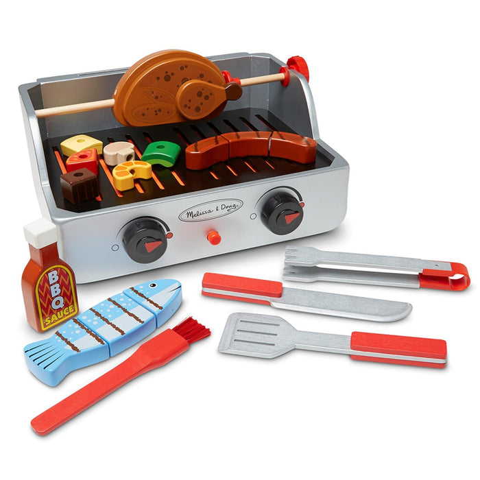 Melissa & Doug Wooden Rotisserie and Grill
