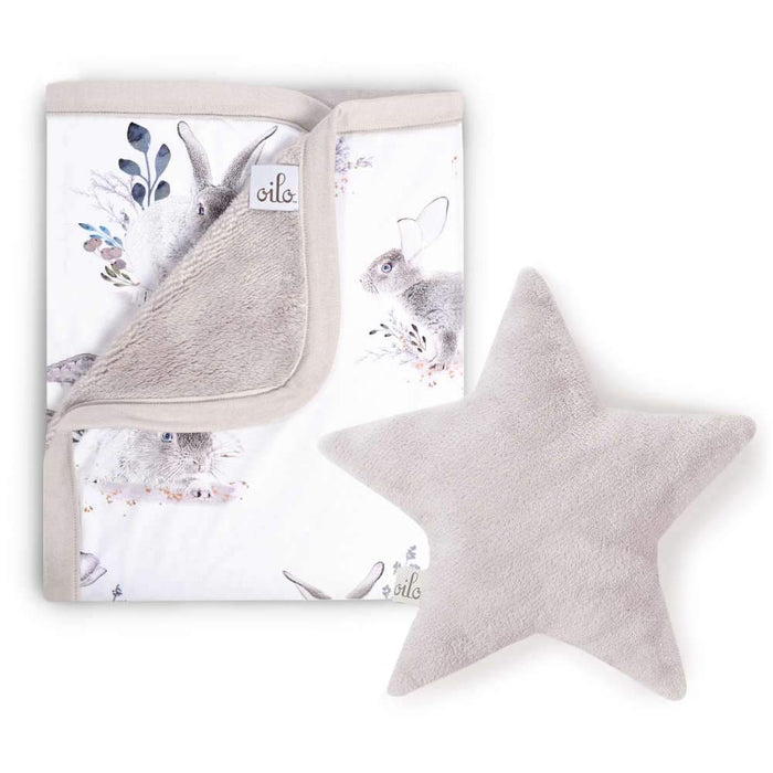 Oilo Cottontail Jersey Cuddle Blanket