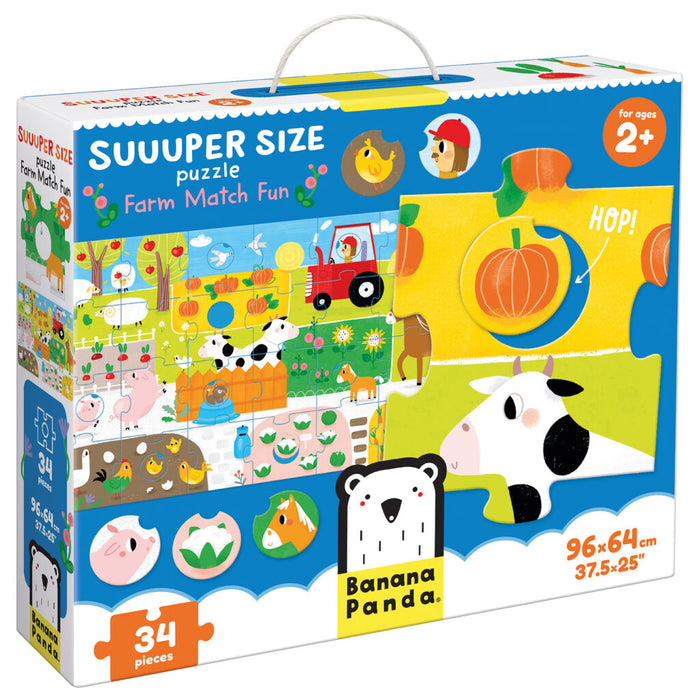 Banana Panda Suuuper Size Puzzle Farm Match Fun