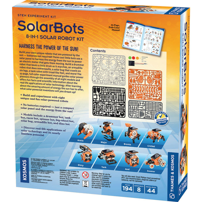 Thames & Kosmos SolarBots: 8-in-1 Solar Robot Kit