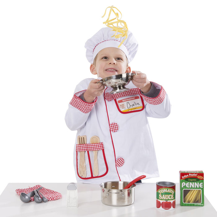 Melissa & Doug Stainless Steel Pots & Pans Play Set