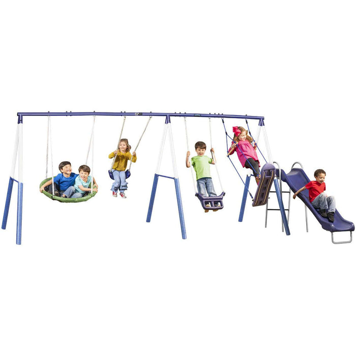 Surf n Swingin Swing Set - Galvanized
