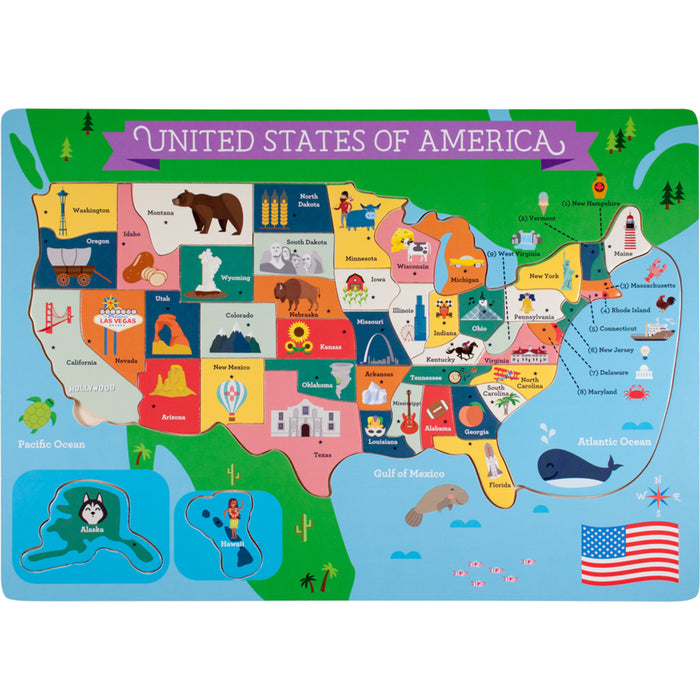 Brybelly Fifty Nifty States Puzzle