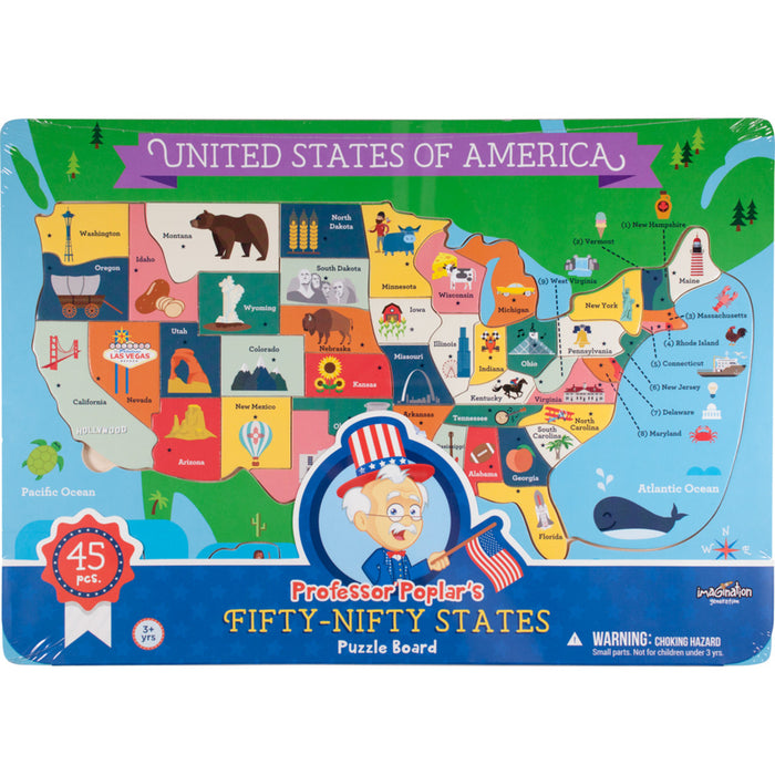 Brybelly Fifty Nifty States Puzzle