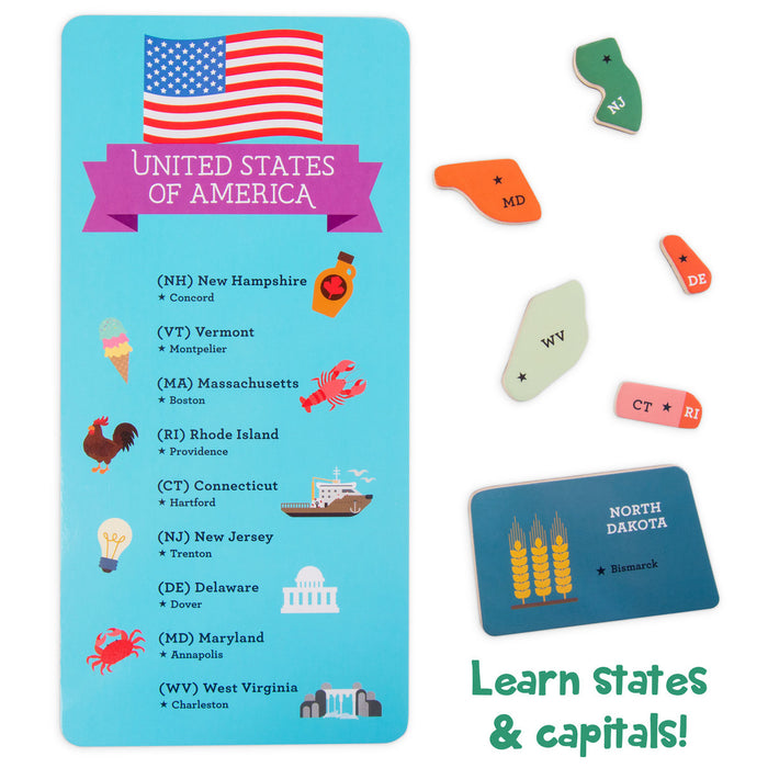 Brybelly Magnetic Fifty-Nifty States Puzzle