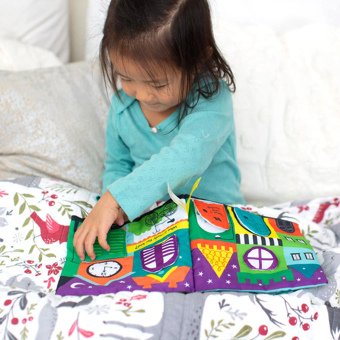 Melissa & Doug K's Kids The Wonderful World of Peekaboo! Soft Book