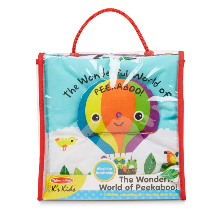 Melissa & Doug K's Kids The Wonderful World of Peekaboo! Soft Book