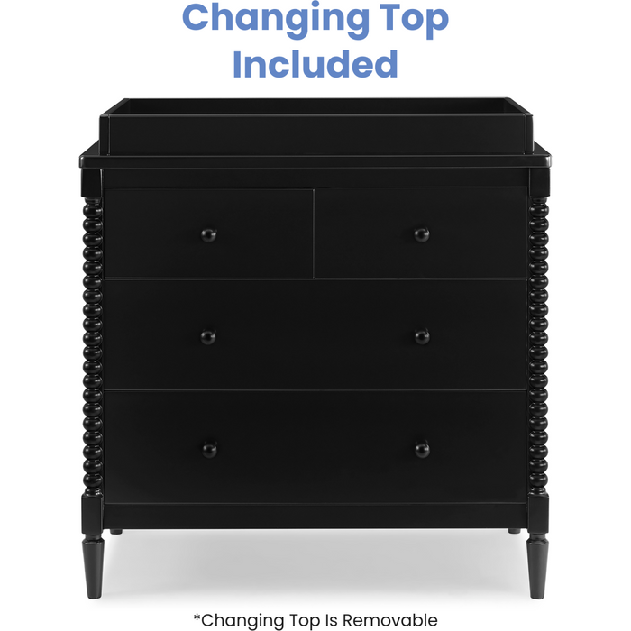 Delta Children Saint 4-Drawer Dresser With Changing Top - Cullen's Babyland & Playland