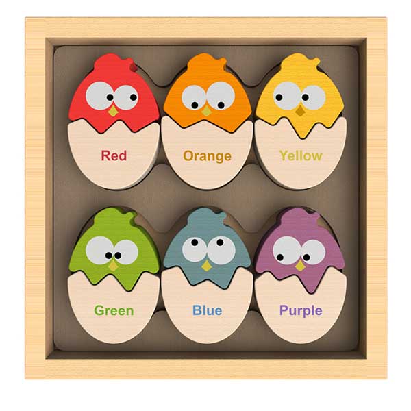 Begin Again Color ‘n Eggs Bilingual Puzzle