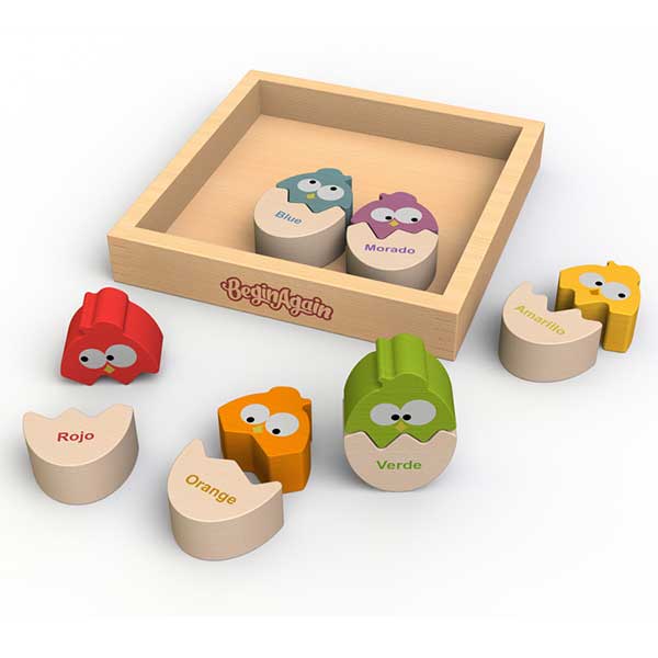 Begin Again Color ‘n Eggs Bilingual Puzzle