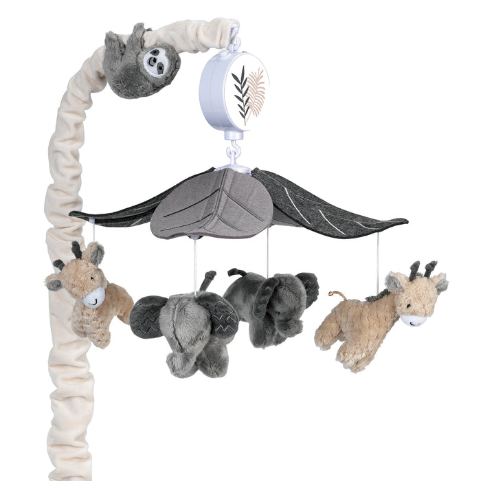 Lambs & Ivy Baby Jungle Musical Baby Crib Mobile