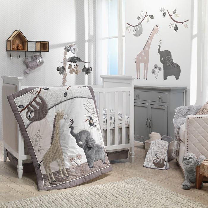 Lambs & Ivy Baby Jungle Musical Baby Crib Mobile