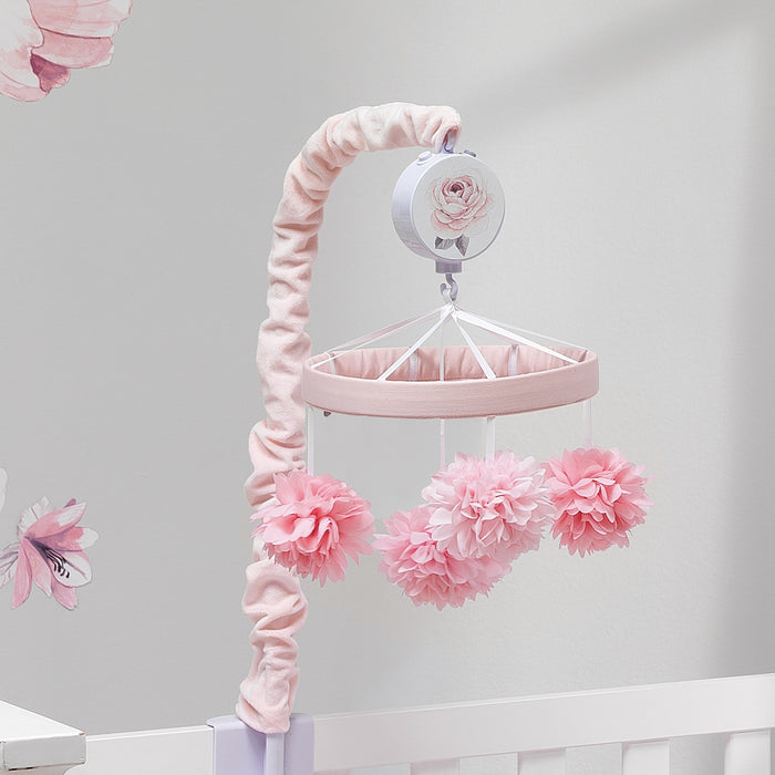 Lambs & Ivy Signature Botanical Baby Musical Baby Crib Mobile