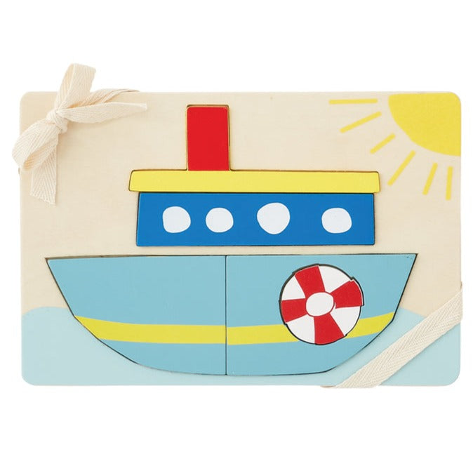 Mud Pie Boat Beach Puzzle