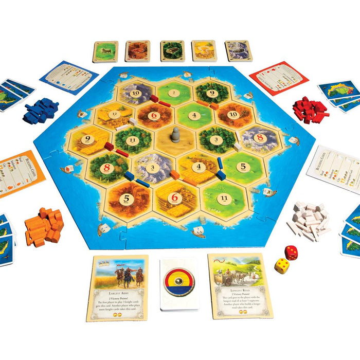 Asmodee Catan Game: Trade, Build, Settle
