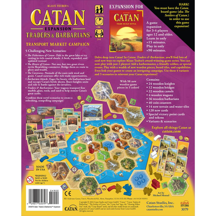 Asmodee Catan: Traders & Barbarians Expansion