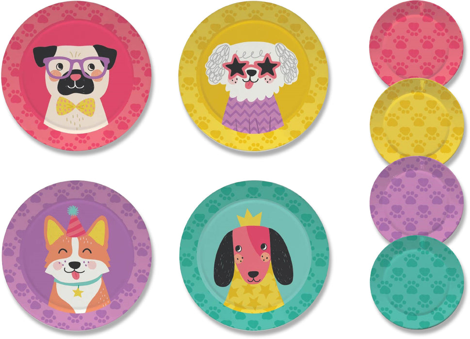 Jewelkeeper 15pc. Dog Pawty Tin Tea Set