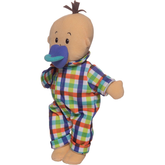 Manhattan Toy Wee Baby Fella Peach with Brown Hair