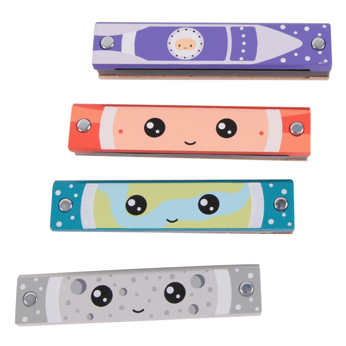 Classic World Toys Wooden Harmonica - Assorted Space