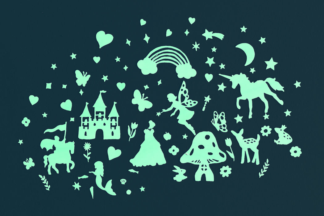Gloplay Glow in the Dark Wall Stickers Fairy Tale Series