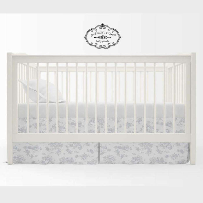 Maison Nola Storyland Toile Crib Skirt