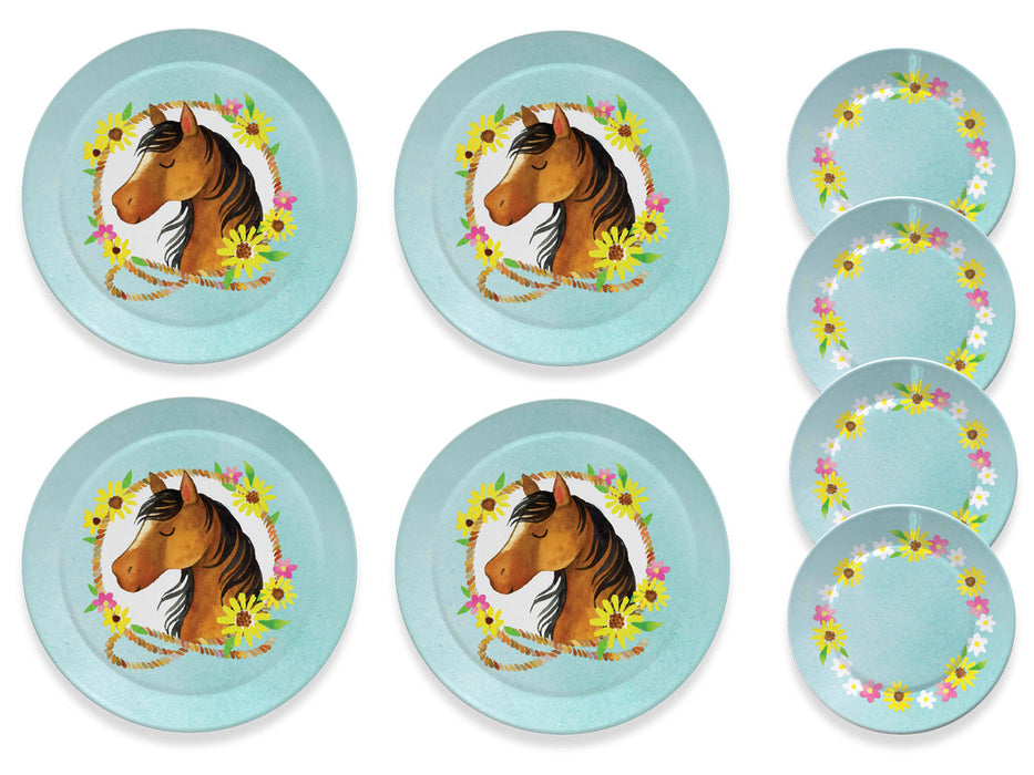 Jewelkeeper 15pc. Horse Tin Tea Set
