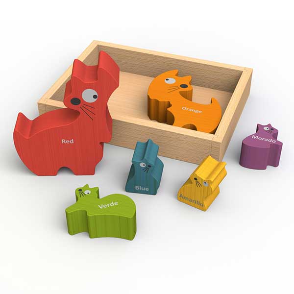 Begin Again Cat Family Color Puzzle
