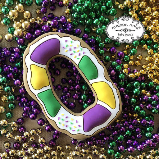 Maison Nola King Cake Teether - Cullen's Babyland & Playland