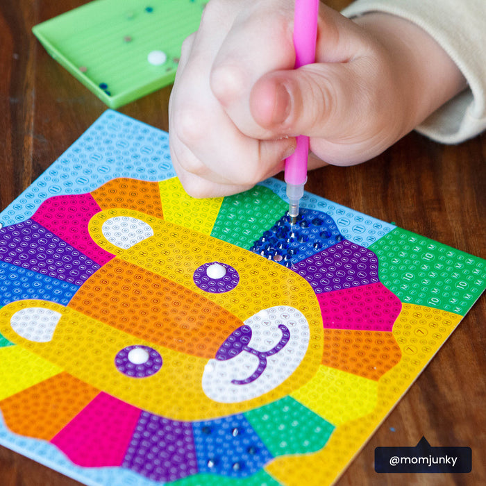 Ooly Razzle Dazzle DIY Gem Art Kit - Lil' Lion