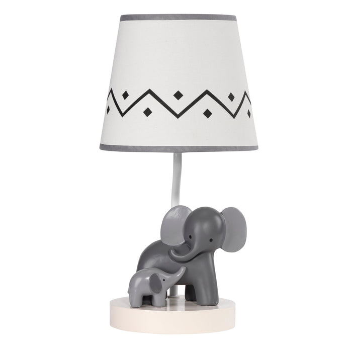 Lambs & Ivy Me & Mama Nursery Lamp with Shade & Bulb