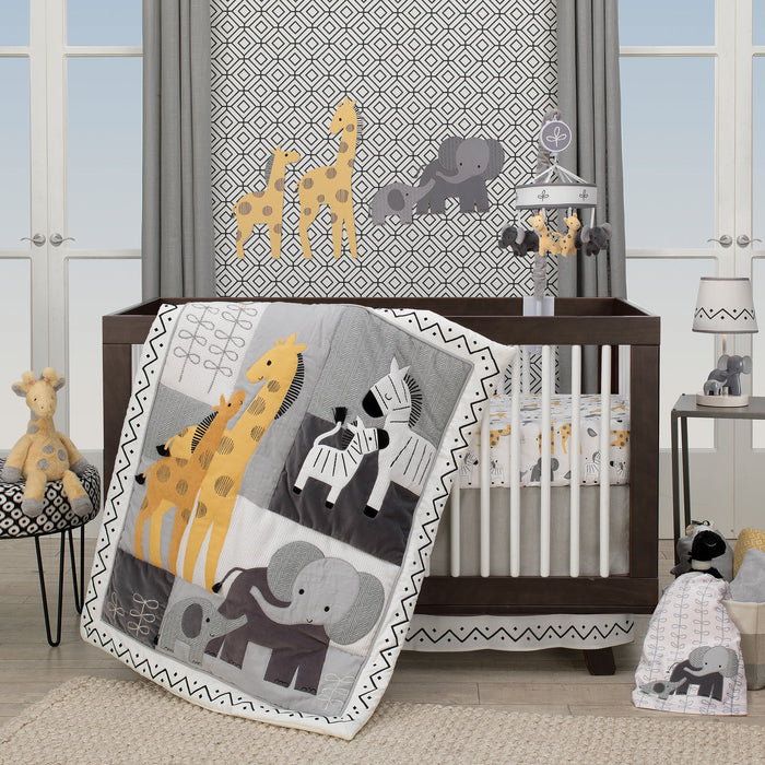 Lambs & Ivy Me & Mama Nursery Lamp with Shade & Bulb
