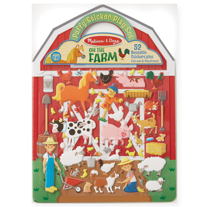 Melissa & Doug Puffy Sticker Play Set Farm