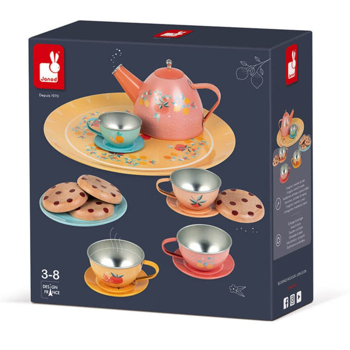Janod Dinnerware Metal Tea Set