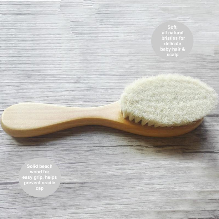 T is for Tame Baby & Toddler Soft Bristle Brush