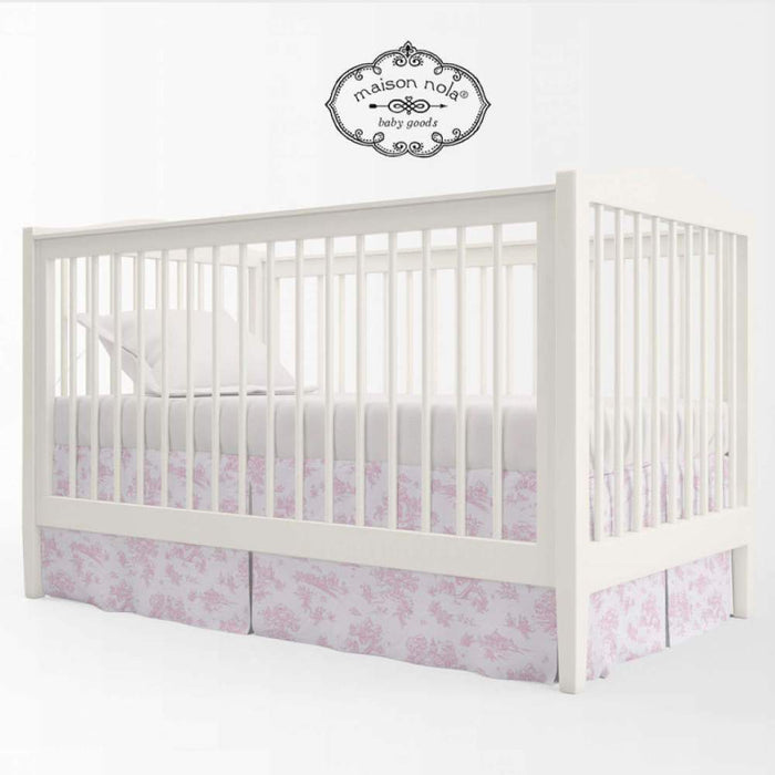 Maison Nola Storyland Toile Crib Skirt