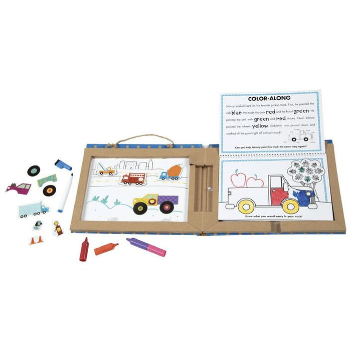 Melissa & Doug Play, Draw, Create - Trucks