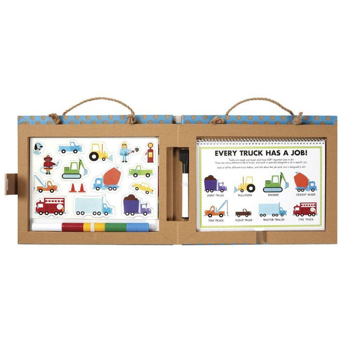 Melissa & Doug Play, Draw, Create - Trucks