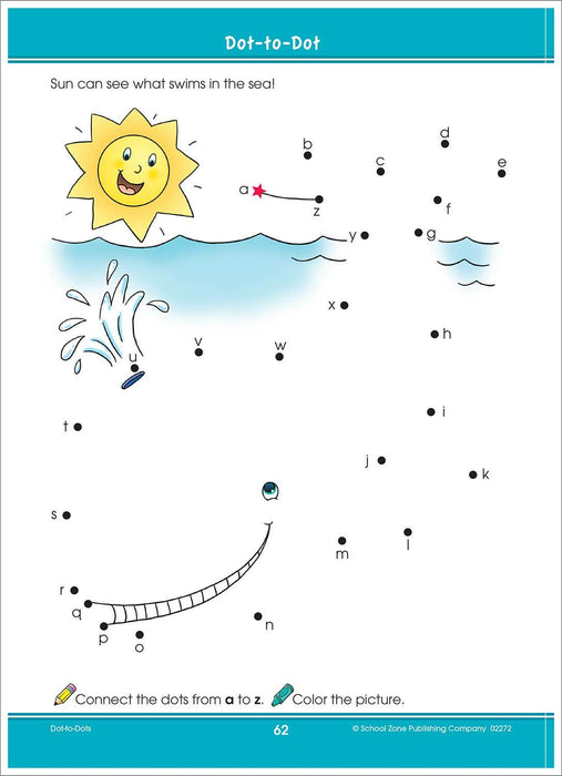 School Zone Lowercase Alphabet Workbook